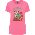 Red Panda Bear I Love Winter Womens Wider Cut T-Shirt Azalea