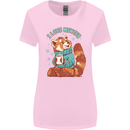Red Panda Bear I Love Winter Womens Wider Cut T-Shirt Light Pink