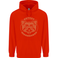 Red Panda Cutest Mischievous Childrens Kids Hoodie Bright Red
