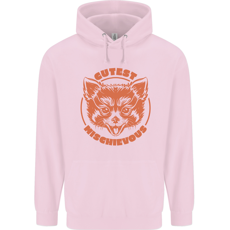 Red Panda Cutest Mischievous Childrens Kids Hoodie Light Pink