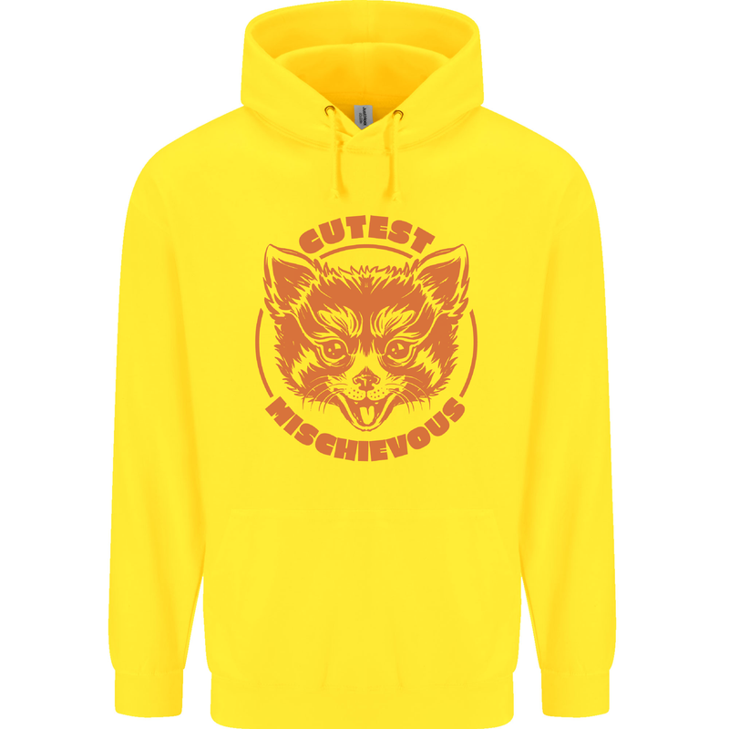 Red Panda Cutest Mischievous Childrens Kids Hoodie Yellow