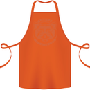 Red Panda Cutest Mischievous Cotton Apron 100% Organic Orange