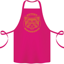 Red Panda Cutest Mischievous Cotton Apron 100% Organic Pink