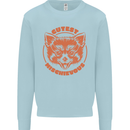 Red Panda Cutest Mischievous Kids Sweatshirt Jumper Light Blue