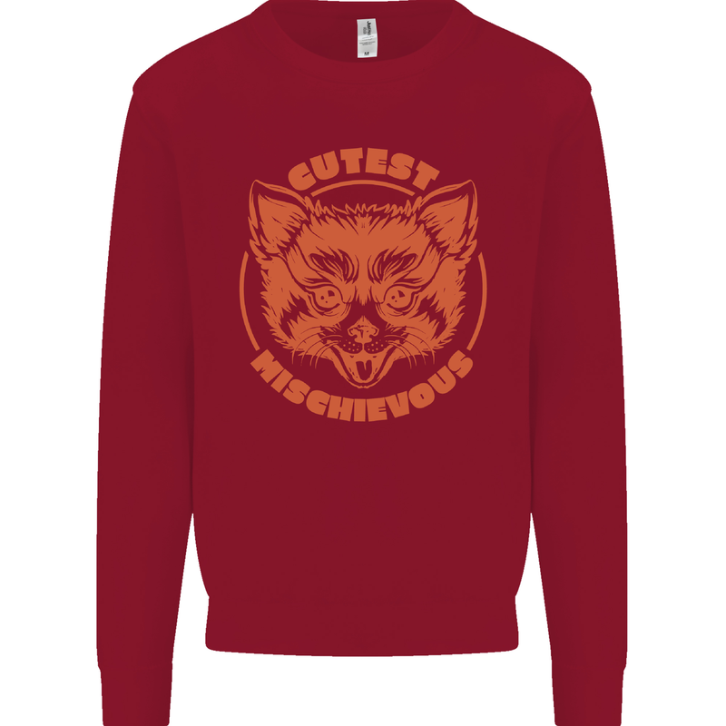 Red Panda Cutest Mischievous Kids Sweatshirt Jumper Red