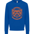 Red Panda Cutest Mischievous Kids Sweatshirt Jumper Royal Blue