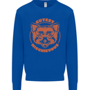 Red Panda Cutest Mischievous Kids Sweatshirt Jumper Royal Blue