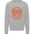 Red Panda Cutest Mischievous Kids Sweatshirt Jumper Sports Grey
