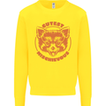 Red Panda Cutest Mischievous Kids Sweatshirt Jumper Yellow