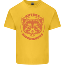 Red Panda Cutest Mischievous Kids T-Shirt Childrens Yellow