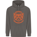 Red Panda Cutest Mischievous Mens 80% Cotton Hoodie Charcoal
