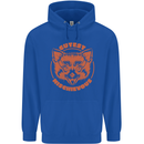Red Panda Cutest Mischievous Mens 80% Cotton Hoodie Royal Blue