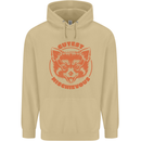 Red Panda Cutest Mischievous Mens 80% Cotton Hoodie Sand
