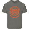Red Panda Cutest Mischievous Mens Cotton T-Shirt Tee Top Charcoal