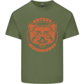 Red Panda Cutest Mischievous Mens Cotton T-Shirt Tee Top Military Green