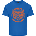 Red Panda Cutest Mischievous Mens Cotton T-Shirt Tee Top Royal Blue