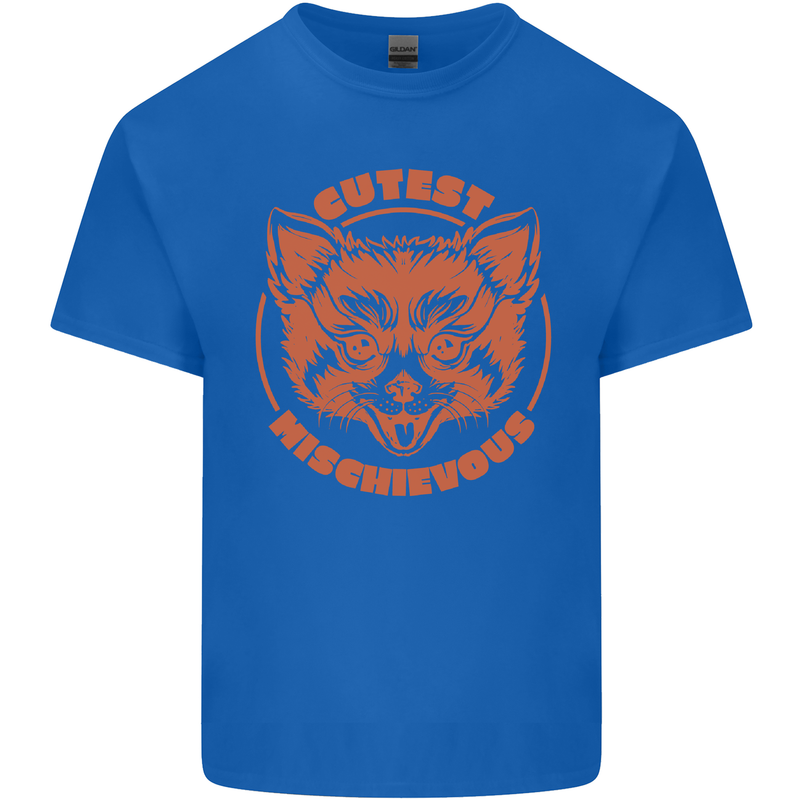 Red Panda Cutest Mischievous Mens Cotton T-Shirt Tee Top Royal Blue