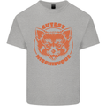 Red Panda Cutest Mischievous Mens Cotton T-Shirt Tee Top Sports Grey