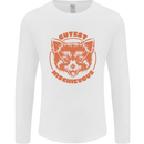 Red Panda Cutest Mischievous Mens Long Sleeve T-Shirt White