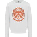 Red Panda Cutest Mischievous Mens Sweatshirt Jumper White