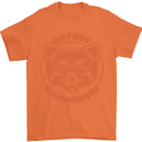 Red Panda Cutest Mischievous Mens T-Shirt 100% Cotton Orange