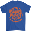 Red Panda Cutest Mischievous Mens T-Shirt 100% Cotton Royal Blue