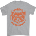 Red Panda Cutest Mischievous Mens T-Shirt 100% Cotton Sports Grey