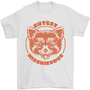 Red Panda Cutest Mischievous Mens T-Shirt 100% Cotton White