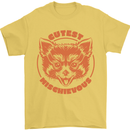Red Panda Cutest Mischievous Mens T-Shirt 100% Cotton Yellow