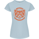 Red Panda Cutest Mischievous Womens Petite Cut T-Shirt Light Blue