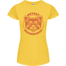 Red Panda Cutest Mischievous Womens Petite Cut T-Shirt Yellow