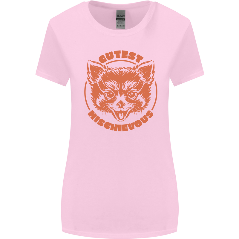 Red Panda Cutest Mischievous Womens Wider Cut T-Shirt Light Pink