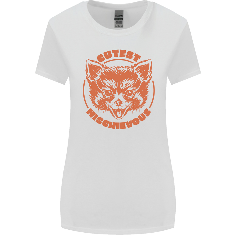 Red Panda Cutest Mischievous Womens Wider Cut T-Shirt White