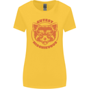 Red Panda Cutest Mischievous Womens Wider Cut T-Shirt Yellow