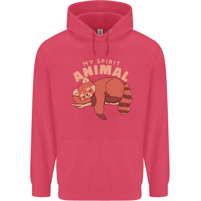 Red Panda My Spirit Animal Childrens Kids Hoodie Heliconia