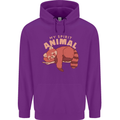 Red Panda My Spirit Animal Childrens Kids Hoodie Purple