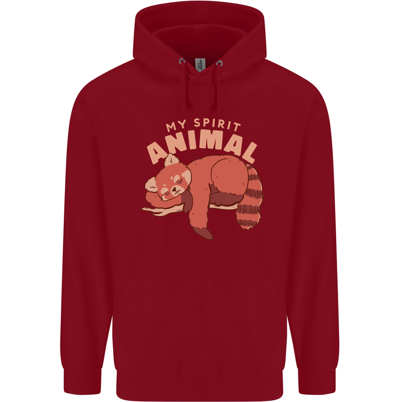 Red Panda My Spirit Animal Childrens Kids Hoodie Red