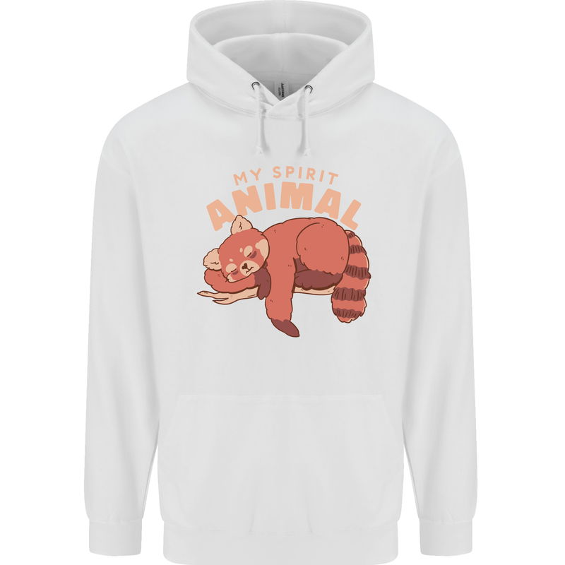 Red Panda My Spirit Animal Childrens Kids Hoodie White