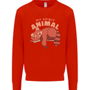 Red Panda My Spirit Animal Kids Sweatshirt Jumper Bright Red