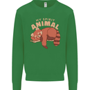 Red Panda My Spirit Animal Kids Sweatshirt Jumper Irish Green