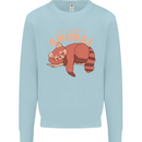 Red Panda My Spirit Animal Kids Sweatshirt Jumper Light Blue