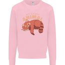 Red Panda My Spirit Animal Kids Sweatshirt Jumper Light Pink