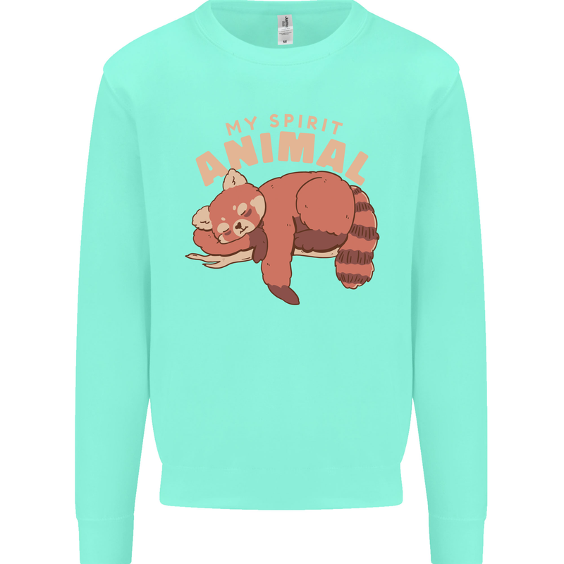 Red Panda My Spirit Animal Kids Sweatshirt Jumper Peppermint