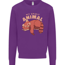 Red Panda My Spirit Animal Kids Sweatshirt Jumper Purple