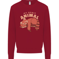 Red Panda My Spirit Animal Kids Sweatshirt Jumper Red