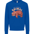 Red Panda My Spirit Animal Kids Sweatshirt Jumper Royal Blue