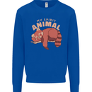 Red Panda My Spirit Animal Kids Sweatshirt Jumper Royal Blue