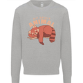 Red Panda My Spirit Animal Kids Sweatshirt Jumper Sports Grey