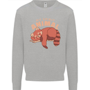 Red Panda My Spirit Animal Kids Sweatshirt Jumper Sports Grey