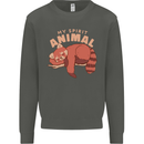 Red Panda My Spirit Animal Kids Sweatshirt Jumper Storm Grey